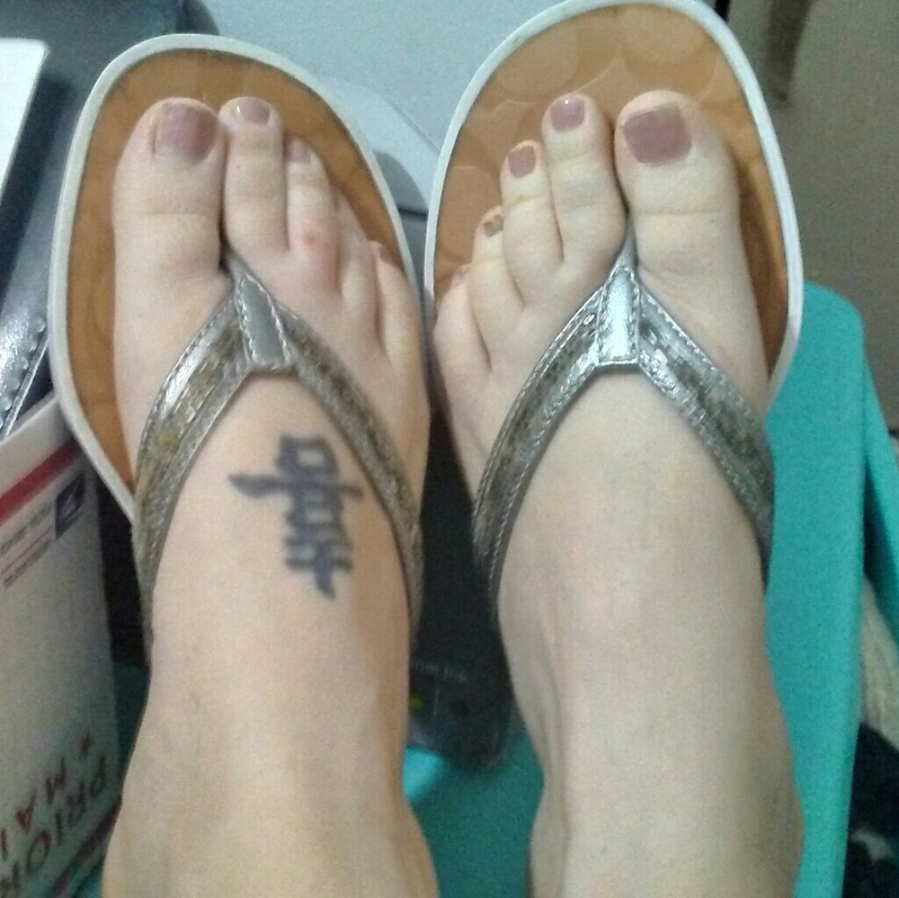 Coach sandals flip flops 7.5 / 8